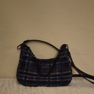 Steve Madden Plaid Shoulder Bag